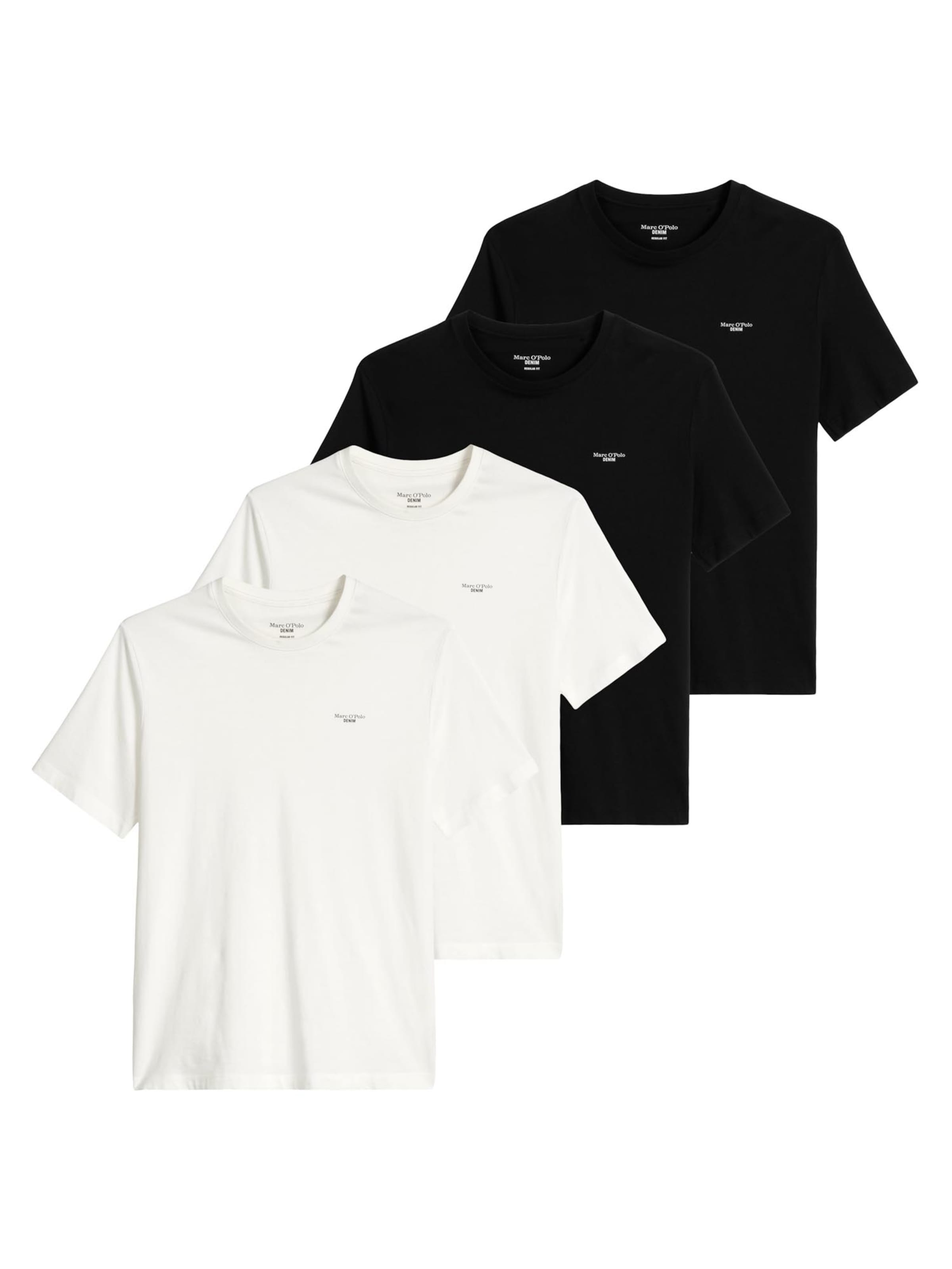 Marc O'Polo DENIM Shirt 'Basic' in Black: front