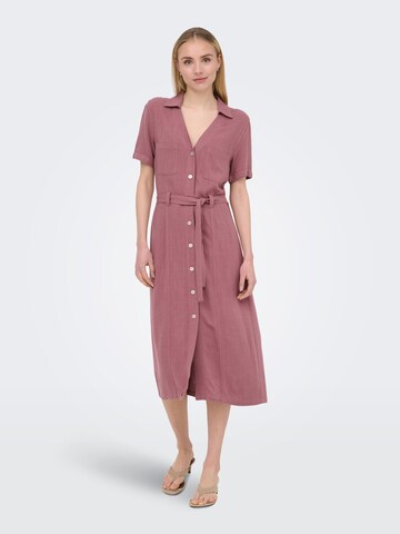 ONLY Shirt dress 'ONLSiesta' in Pink: front