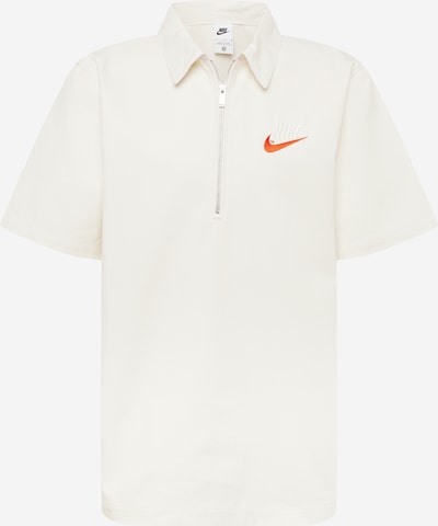 Nike Sportswear Shirt in hellgrau / orange, Produktansicht