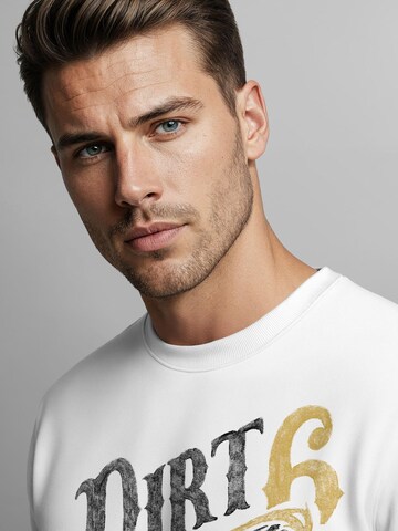Neverless Sweatshirt 'Dirt Track' in White