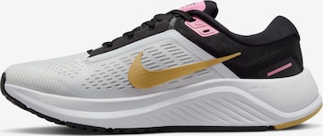 Chaussure de course 'Air Zoom' NIKE en blanc : devant