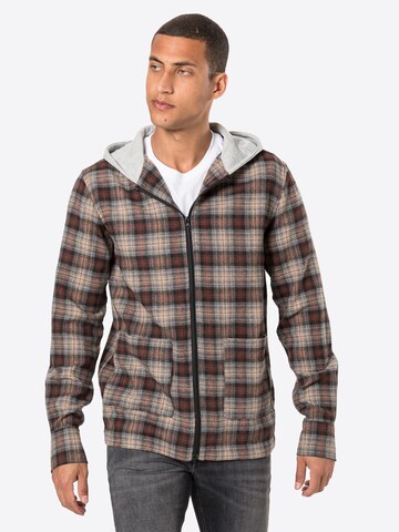 Night Addict Jacke 'VERT' in Braun: Vorderseite
