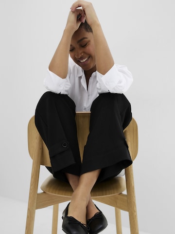 bonprix Regular Broek in Zwart