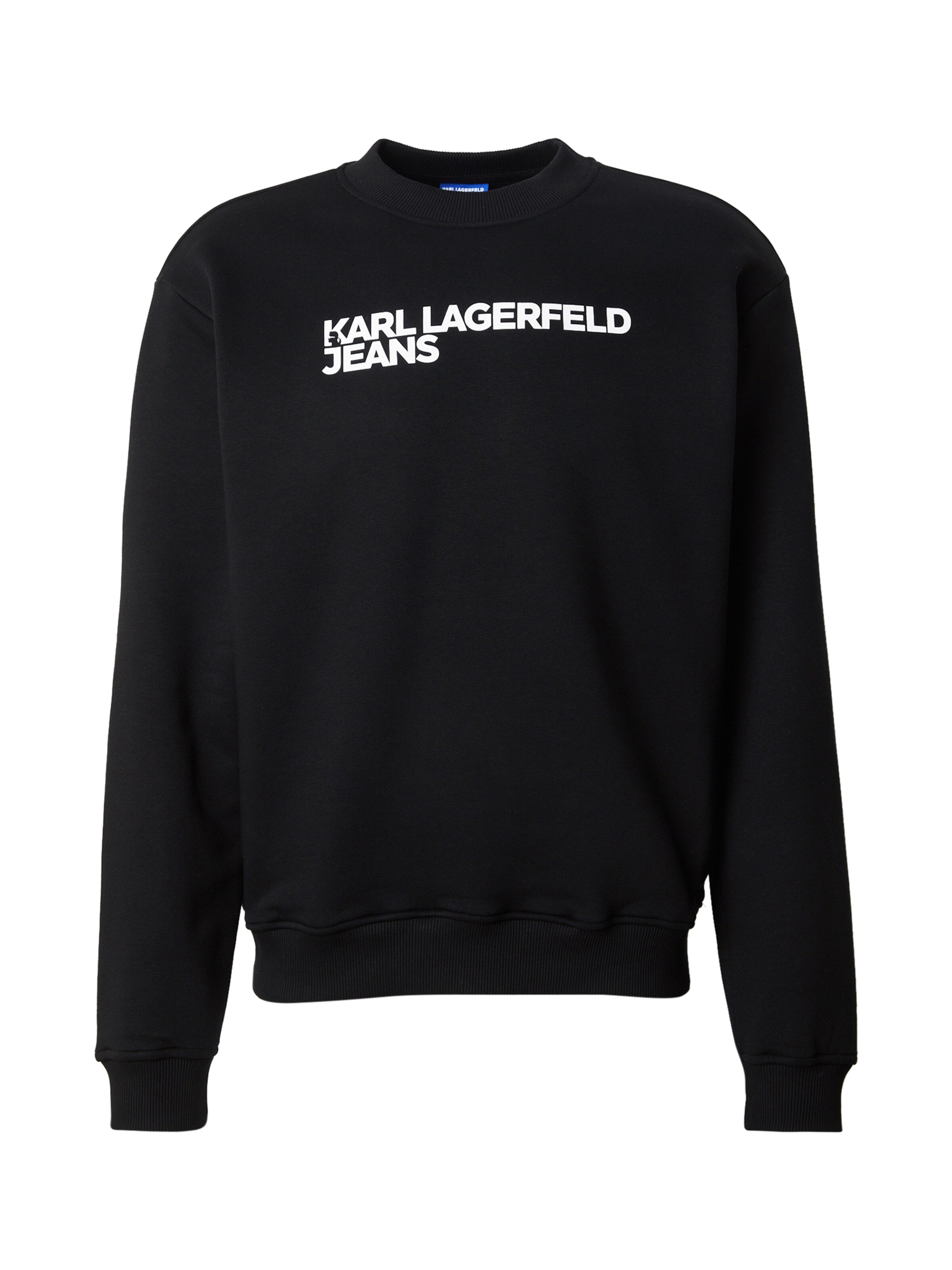 Felpa 'ESSENTIAL' di KARL LAGERFELD JEANS in nero: frontale