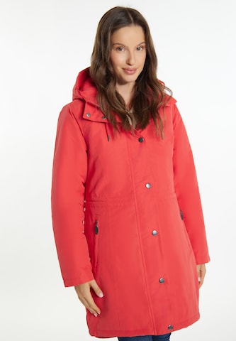 usha BLUE LABEL Winter coat 'Fenia' in Red: front