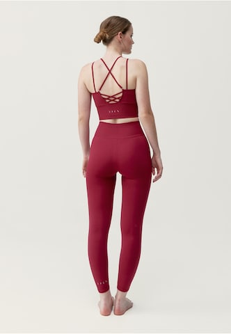 Born Living Yoga Bustier Sport bh 'India' in Rood