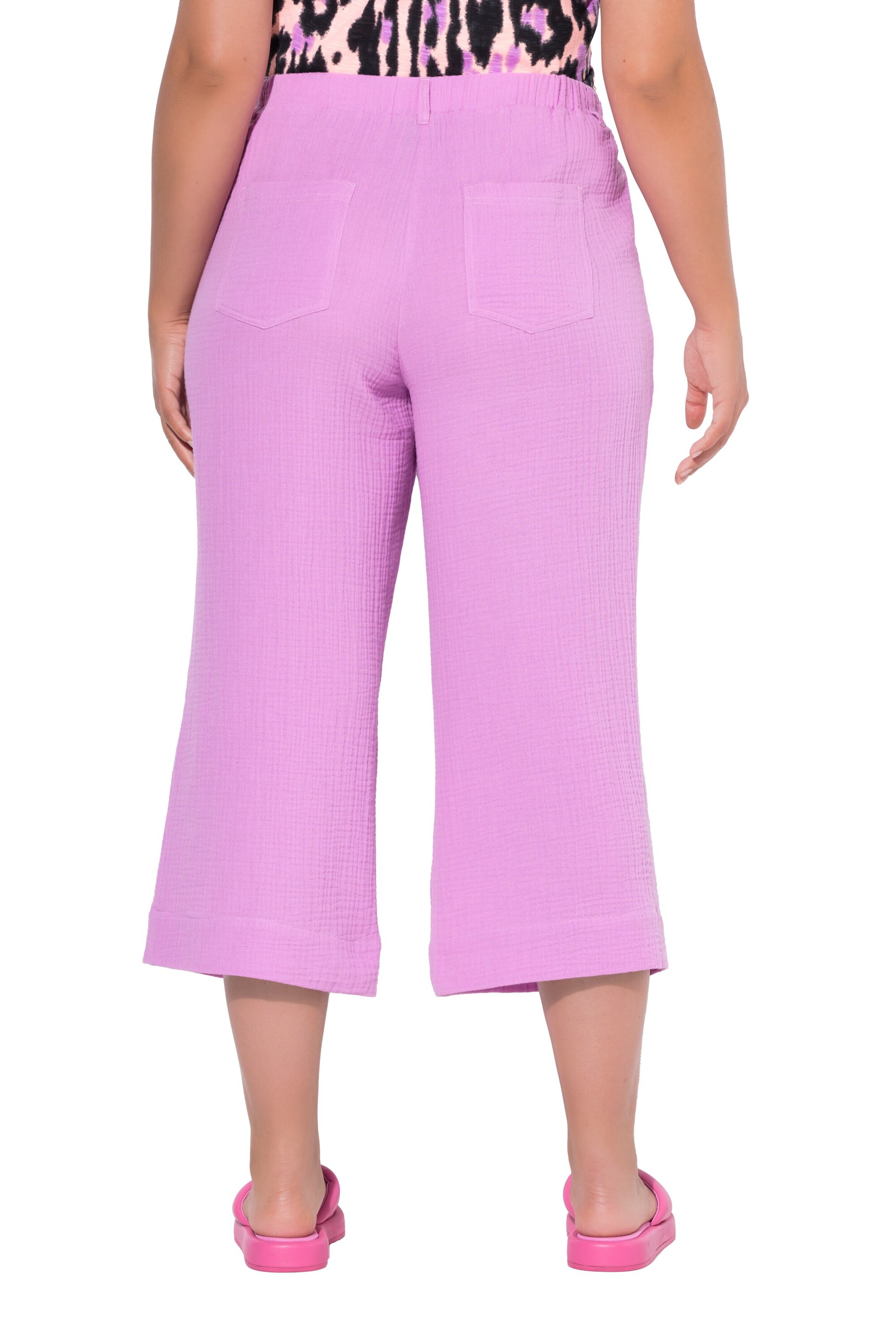 LAURASØN Wide leg Broek in Lila