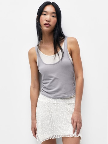 Haut Pull&Bear en gris : devant