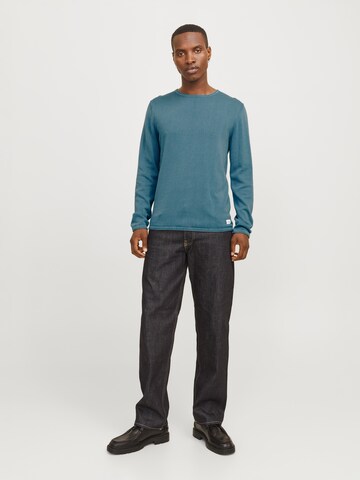 Regular fit Pullover 'JJELeo' di JACK & JONES in blu