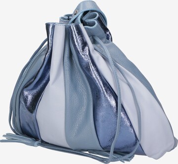 Borsa a sacco di Gave Lux in blu: frontale