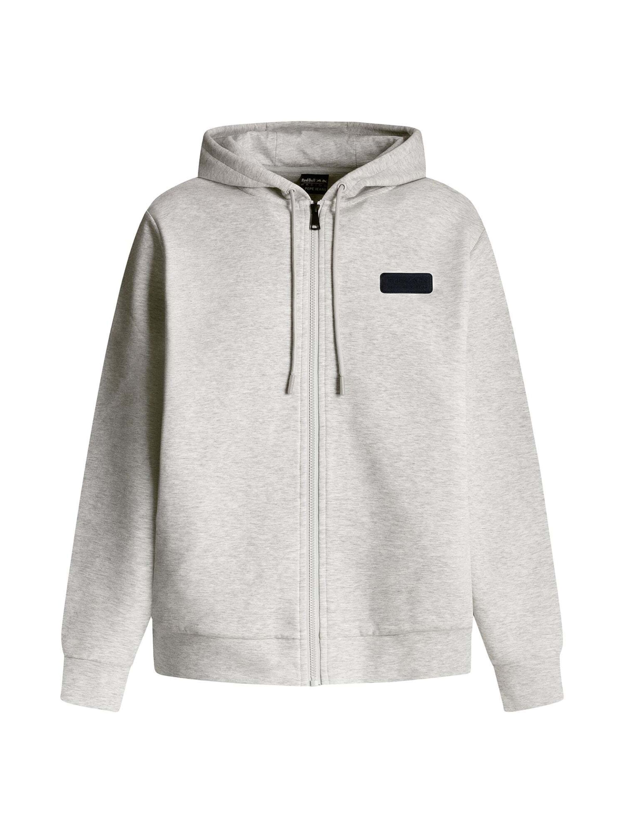 Giacca di felpa di Red Bull Racing x Pepe Jeans in grigio: frontale