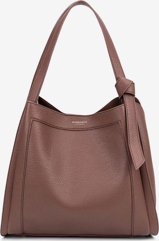 Borsa a spalla di Diana&Co. in marrone: frontale