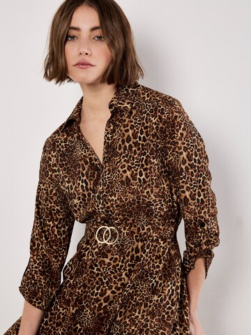 Robe ' ' Apricot en marron