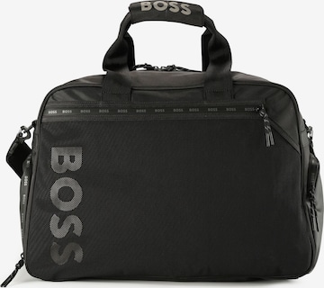 Borsa weekend di BOSS in grigio: frontale