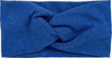 styleBREAKER Haarschmuck 'Feinripp Haarband gedreht' in Blau: Vorderseite