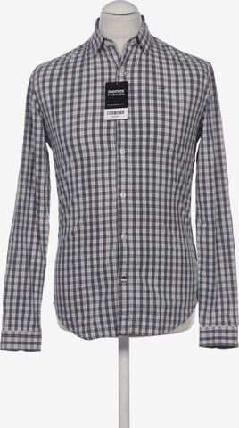 Tommy Jeans Button Up Shirt in S in Grey: front