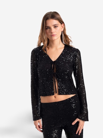 Camicia da donna di THE-ARE in nero: frontale