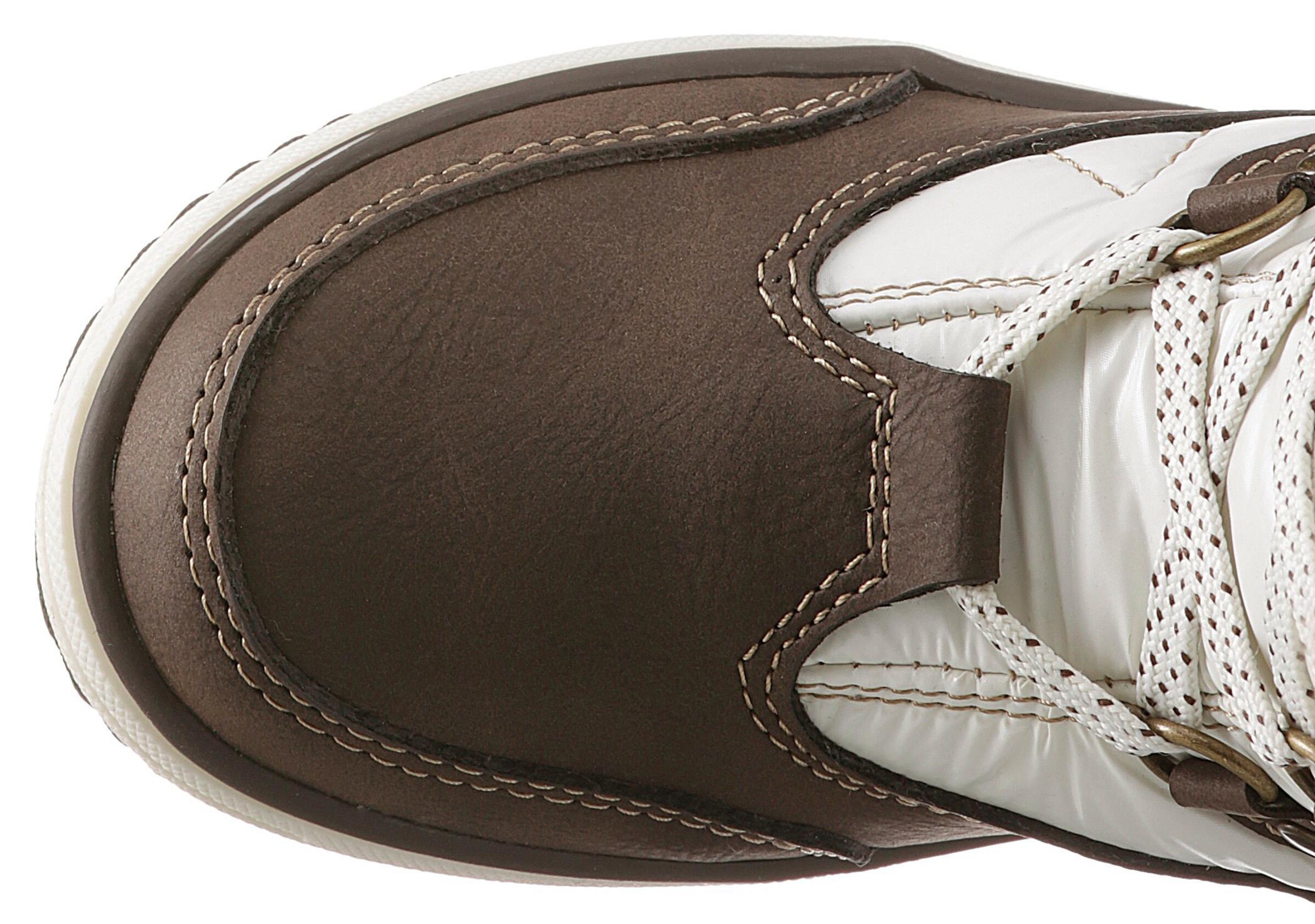 TOM TAILOR Snowboots in Weiß