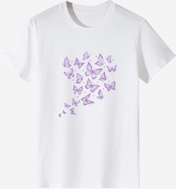 T-shirt LapaPlus en blanc : devant