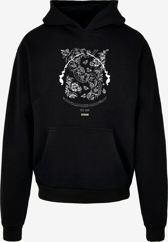 MJ Gonzales Sweatshirt 'Paislay x Heavy' in Black: front