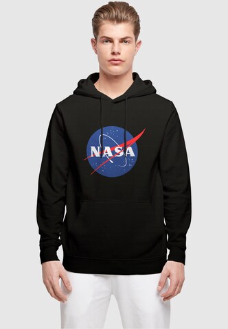 Merchcode Sweatshirt 'NASA - Galaxy Space' in Schwarz: predná strana