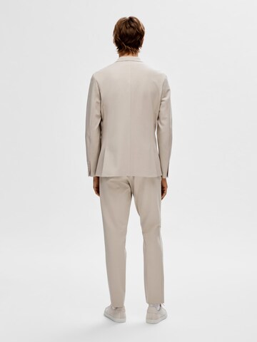 SELECTED HOMME Slim fit Colbert 'DELON' in Beige