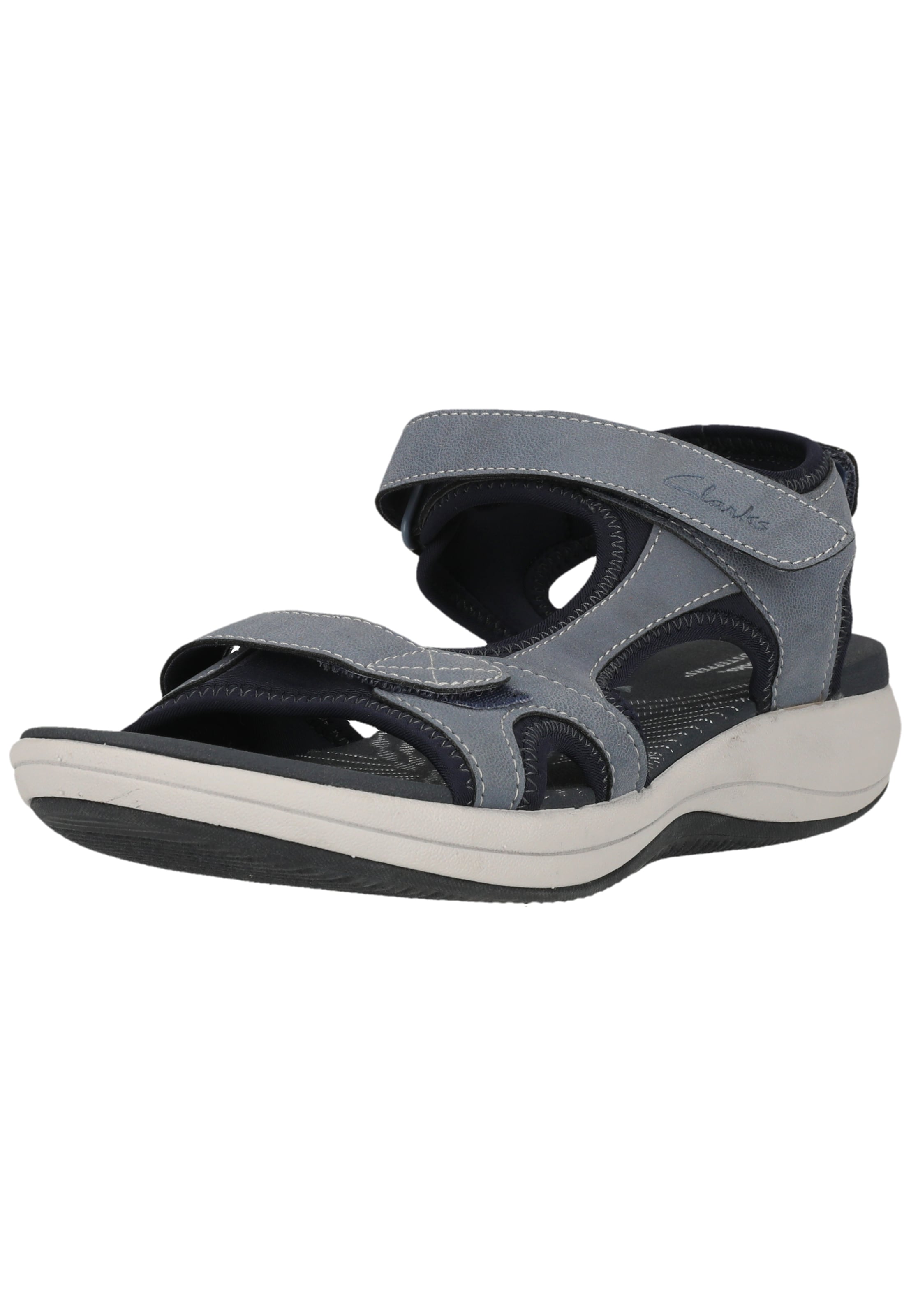 CLARKS Sandal 'Mira Bay' in Blue: front