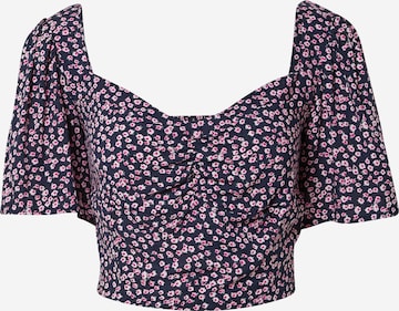 Nasty Gal Blouse in Blauw: voorkant