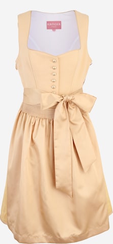 Krüger Madl Dirndl värissä keltainen: etupuoli