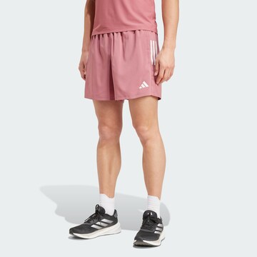 Regular Pantalon de sport 'Own The Run' ADIDAS PERFORMANCE en rose : devant