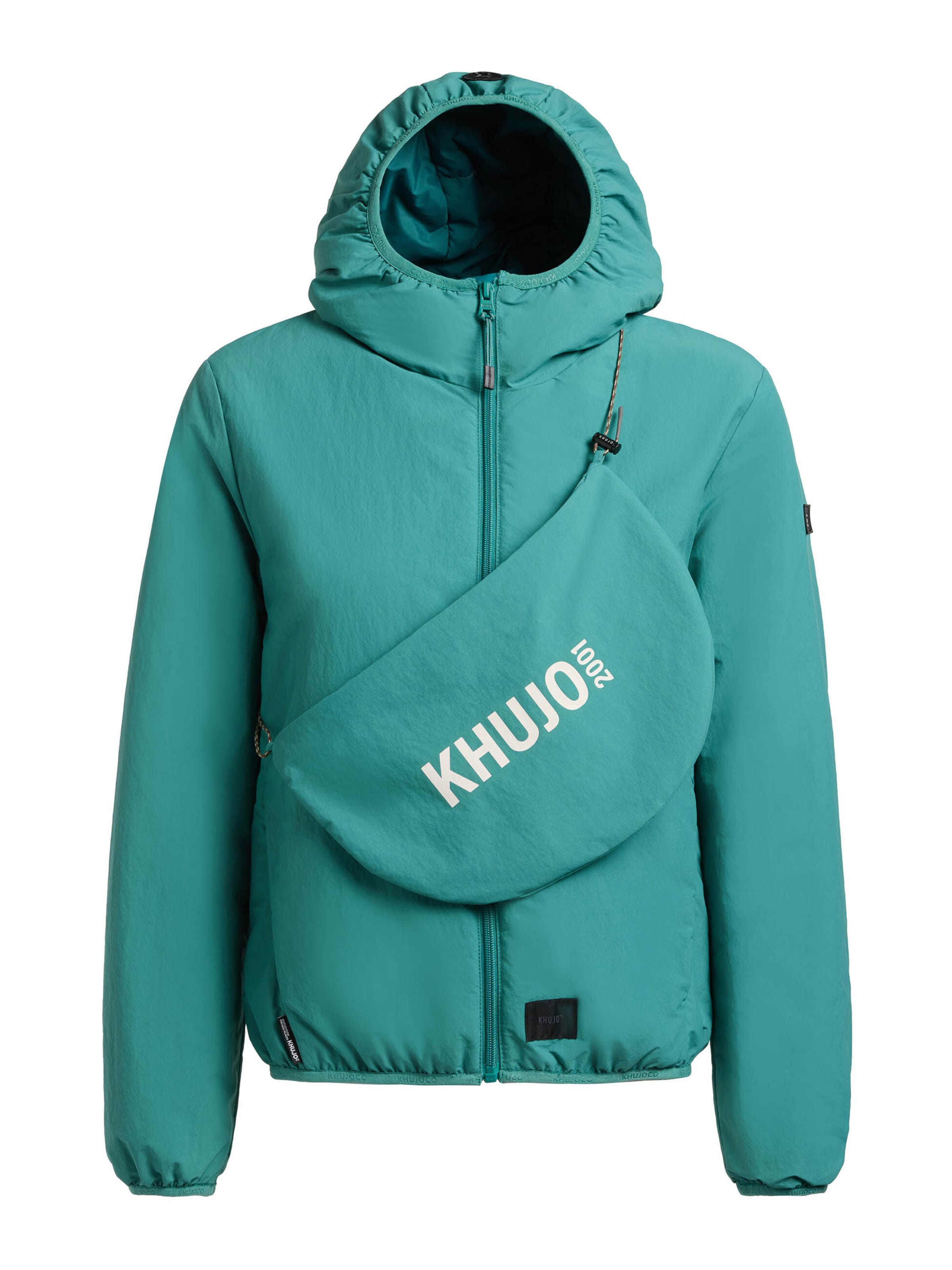 khujo Between-season jacket 'SHELLY2 ' in Green: front