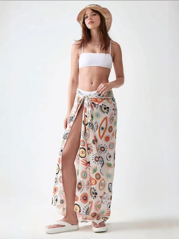 Serviette de plage Hiccup en blanc