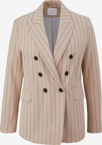 Blazer s.Oliver BLACK LABEL en beige : devant