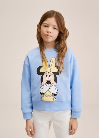 MANGO KIDS Sweatshirt in Blauw: voorkant