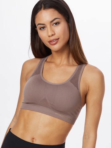 ENDURANCE Bralette Sports bra 'George' in Purple: front