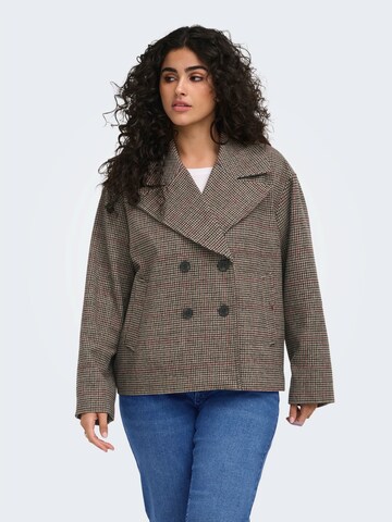 ONLY Carmakoma Jacke 'CARMORENO' in Braun: Vorderseite