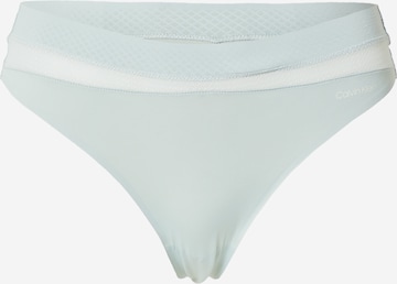 Calvin Klein Underwear Thong in Grey: front