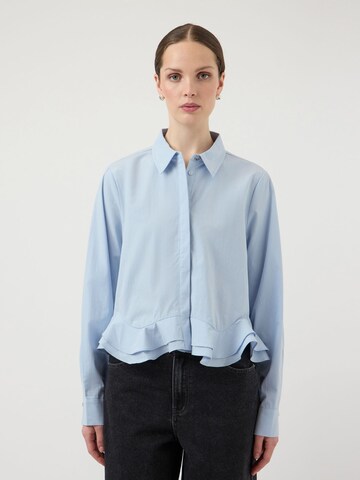 YAS - Blusa 'YASANERA' en azul: frente