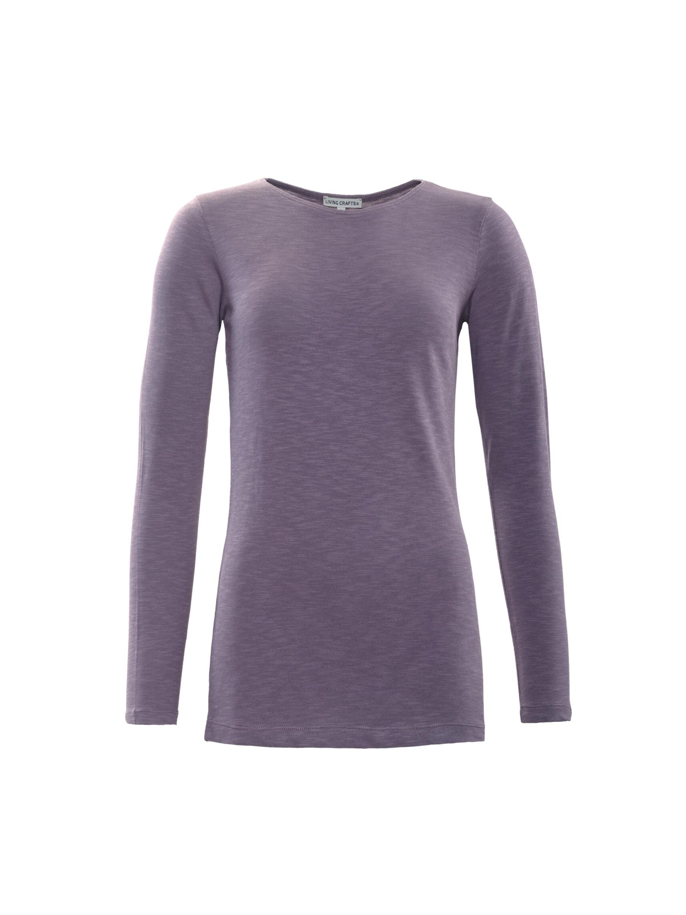 Living Crafts Shirt 'SINIA' in Purple: front