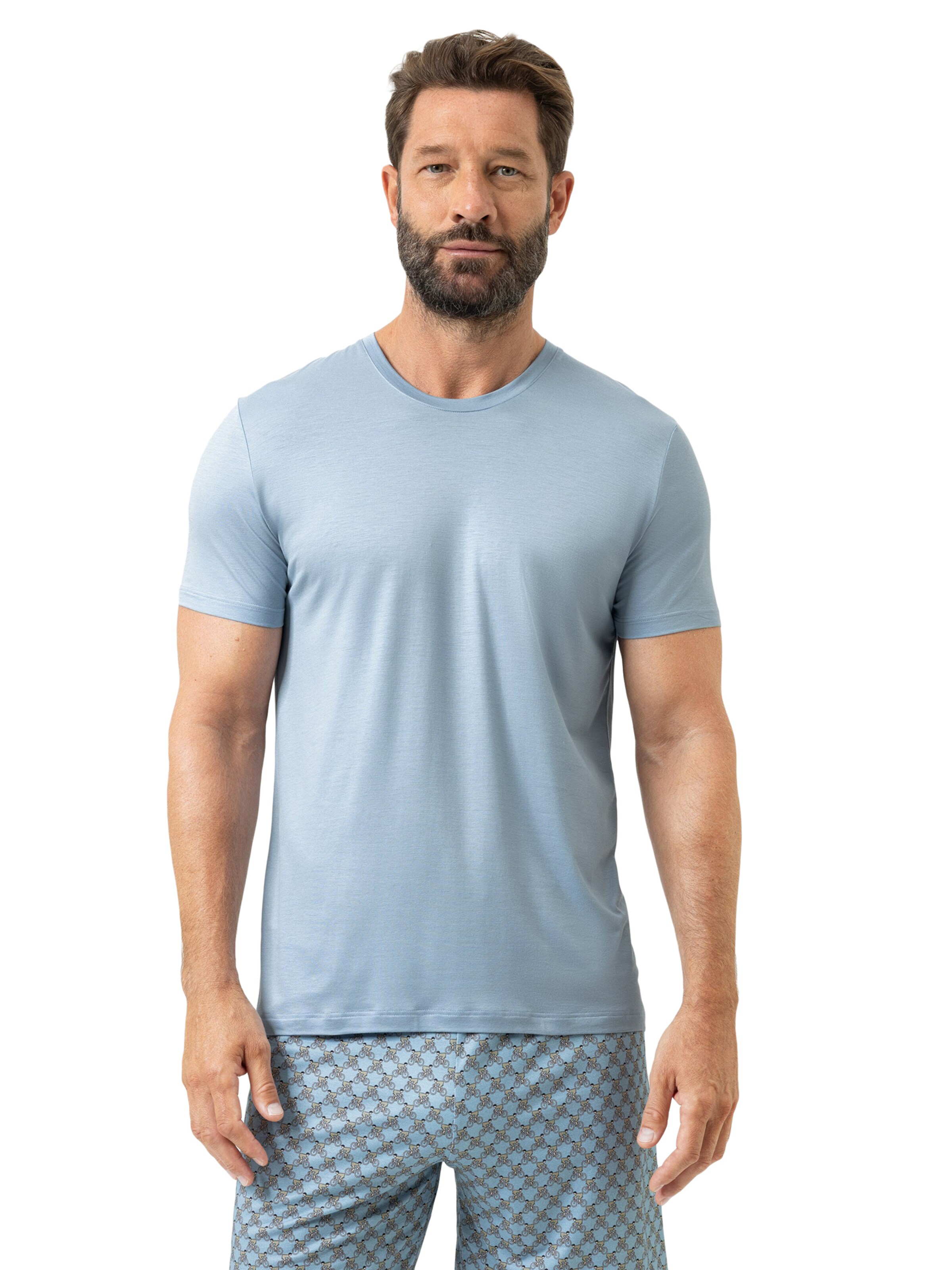 T-Shirt 'Selection' Mey en bleu : devant