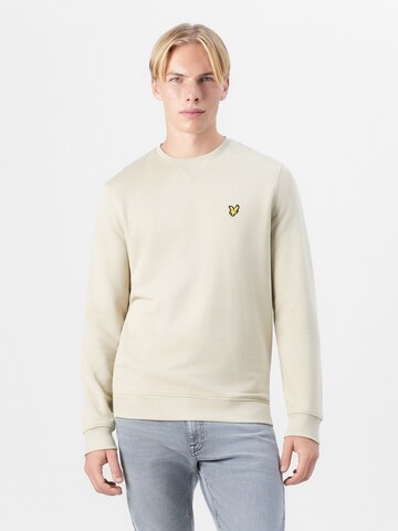 Lyle & Scott Μπλούζα φούτερ σε μπεζ: μπροστά