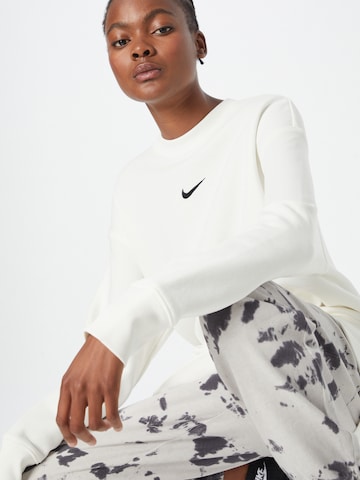 Bluză de molton de la Nike Sportswear pe alb