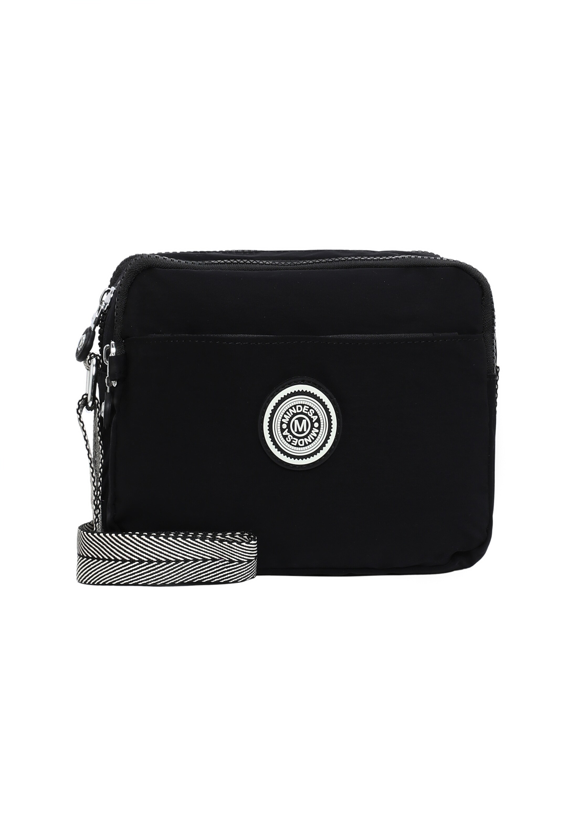 Sac à bandoulière Mindesa en noir : devant