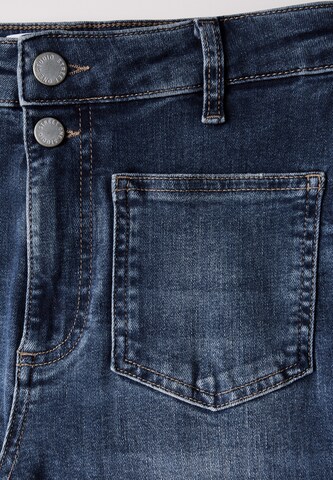 Street One Studio Slimfit Skinny Flared Jeans in Blau