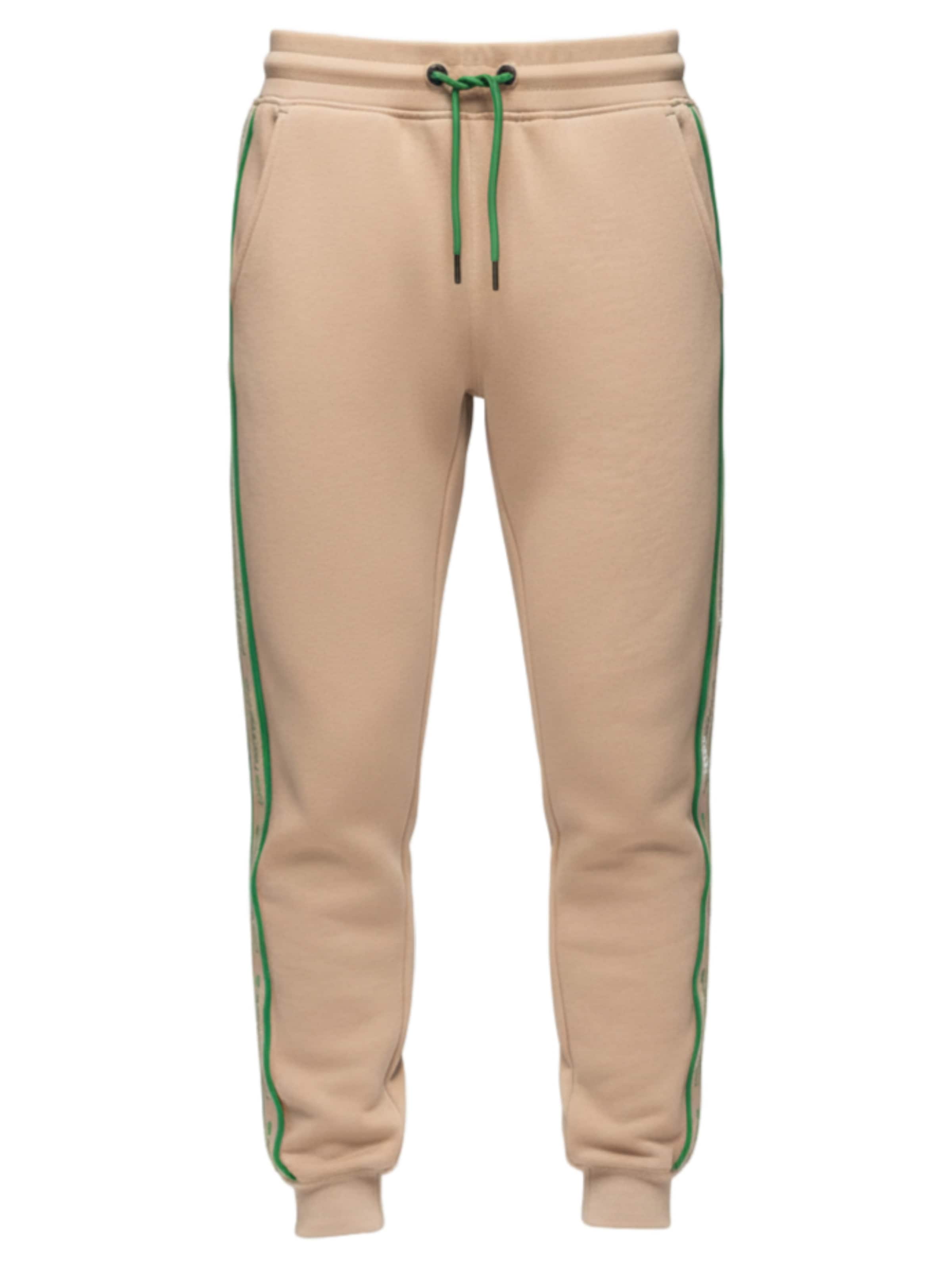 Ombre Pantalon en vert / rose, Vue avec produit