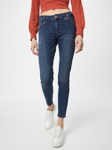 PULZ Jeans Skinny Jeans 'Anna' in Blauw: voorkant