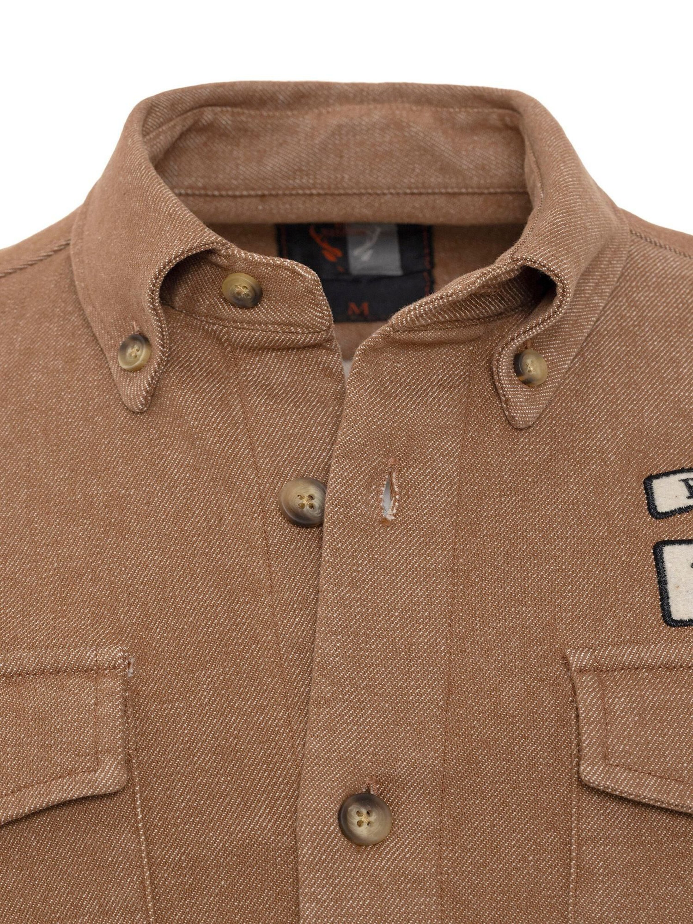 Slim fit Camicia di By Diess Collection in marrone