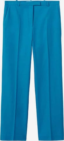 Regular Pantalon à plis 'Adela' MANGO en bleu : devant