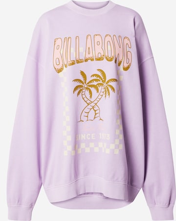 BILLABONG Sweatshirt 'RIDE IN' in Lila: predná strana