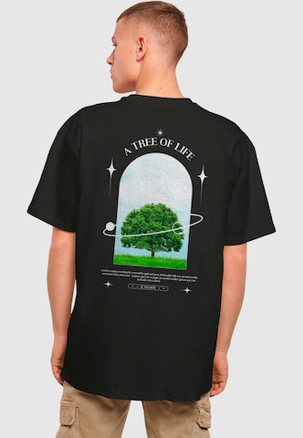 2Y Premium Shirt 'TREE OF LIFE' in Black: front